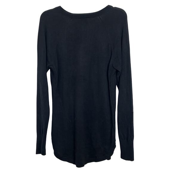 Lululemon Black Hello Aloe Pullover Sweater Size 10 Silk Modal Blend 25030 - Picture 3 of 8